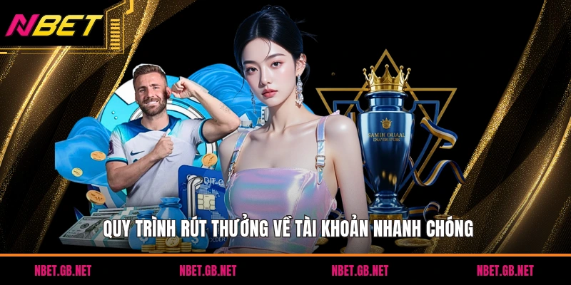 Quy trình rút thưởng về tài khoản nhanh chóng